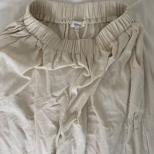 Ozma Silk Noil Pants Cropped